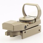 Field Sport Reflex Red green Dot Sight W 4 Reticles Metal Scope Tan