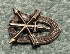 Original Vietnam Era Theater Made Sand Cast Special Forces Harp Crest Di Pin