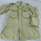 Vintage Us Army Field Jacket Mens Small Og-107 M-1951 Cotton Korean War 1950s