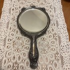 Homan Co  Quadruple Plate Silver Antique Vanity Hand Mirror Circa 1900   s 10   x5   