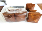 Cambria Wood Finial Classic Napoleon Medium Brown 2 Pairs 4 Total - Open Package