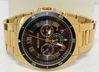 Michael Kors Mk-8803 Gold Tone Chronograph Men s Watch Roman Dial 44mm   Box