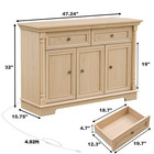 Style Kitchen Storage Cabinet Large Wall Cabinet W Drawers And Doors