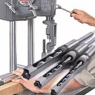 3x Woodworking Square Hole Drill Bits Set Wood Saw Mortising Chisel Cutter Tools