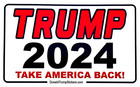 Trump Punisher Wearing  2024  maga  hat  truck Decals Sticker   3 Pack   306