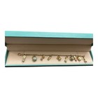 Vintage Italian 18k Solid Gold Charm Bracelet Signed Artlinea