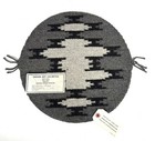 Navajo Round Rug By Barbara Begay 20th Century  Size 14 5  D  Hand Woven Wool