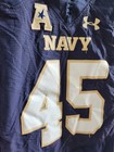  45   Trump    Game Worn Used Navy Midshipmen Football Jersey Naval Academy 2017