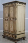 Lf74404  Habersham Style Hand Painted Armoire Tv Unit