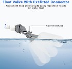 Ro di Float Valve Kit For Reef Tank   Aquarium Ato     Auto Top White And Blue 