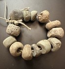 13 Circa 500b c  Roman greek Beads - Bronze Age - Rare