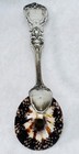 Reed Barton Francis I Sterling Silver Salt Spoon Genuine Limpet Shell Bowl 32 8g