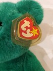 Ty Green Bear The Beanie Buddies Collection 1998 - Erin  retired 