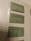 10x 1980s Vintage London Underground Train Tickets Various Stations  Arsenal Wem
