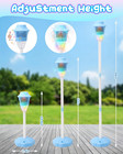 Automatic Bubble Machine For Kids standing Torch Bubble Maker With Light music F