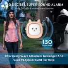 Safe Sound Personal Alarm 2 Pack 130 Db Loud Siren Song Emergency Self-defens   