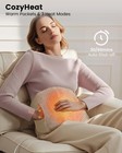 Comfier Extra Large Graphene Heating Pad For Back  Beige