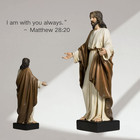 12inch Jesus Statue Hand Painted Jesus Christ With Open Arms Religious Home Deco