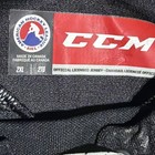 Colorado Eagles Ahl Hockey Ccm Black Jersey Size 2xl   Xxl With Avalanche Patch