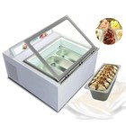 Tabletop Ice Cream Showcase Freezer  Ice Cream Dipping Cabinet With 3 Pans