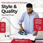 Bartnelli Extra Wide Pro Ironing Board 19x48 Ironing Surface With Iron Rest     