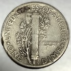 1943 P Mercury Dime Circulated 90  Silver 10c Us Coin - 5676