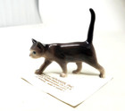 Hagen-renaker Walking Cat -vintage -   03078 - On Original Card - Hard To Find