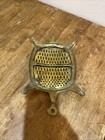 Solid Brass Turtle Shaped Cheese Grater Made In India 11   x7   