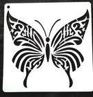 Butterfly Stencil For Painting Or Crafting - 6x6  Detailed Diy Wall Art