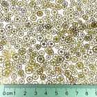 100 Flat Gold Watch Wheels 5-8mm Altered Art Part Gears Steampunk Watchmaker Lot
