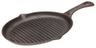 New Mr  Bar B Q 06108x Cast Iron Ribbed Fajita Platter Set Bbq Castiro  561