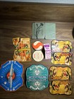 Lot Of 8 Vintage Sewing Needle Books   Mending Kits   Needles     used    