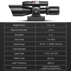 Cvlife 2 5-10x40 Tactical Rifle Scope Mil-dot Dual Illuminated Red Laser W mount