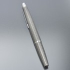 Very Rare   Pilot Myu Stripe Namiki Japan Fountain Pen Silver   Black Stripe