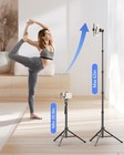 62       Cell Phone Tripod Stand  Adjustable Floor Cellphone Tri Pod Holder With    