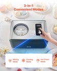 Vevor 1 5 Qt Automatic Ice Cream Maker With Built-in Compressor No Pre-freezing