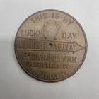 Brown-forman Distillery Co Bottoms Up Kentucky Brass Good Luck Token Spinner