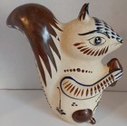 Vintage Tonala 8  Squirrel Mexican Pottery Signed Hand-painted  Folk Art Large