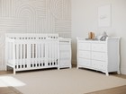 Storkcraft Avalon 6 Drawer Double Dresser White Nursery