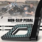 Cnc Rear Foot Brake Pedal Pad Lever For Harley Dyna Wide Glide Fxdwg 2010-2017