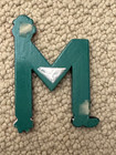 Sevi Hand Painted Wooden Alphabet Letter 3  - Green  m  - Child Baby Decor