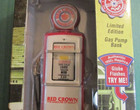 Red Crown Ltd Ed  Die Cast Collector s Gas Pump Bank - 1950s Replica - W flaw