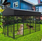 Xxl Large Dog Kennel Outdoor Pet Pens Dogs Run Enclosure Animal Hutch Metal Coop