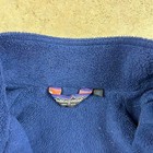 Vintage 90s Patagonia Bomber Jacket Size 12 Purple Full Zip Fleeced Lined 28109