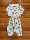 True Vintage 60s 70s Firefighter Shirt And Pants Set  Baby Toddler 3t Americana