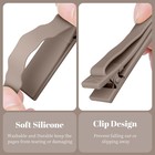 Book Marks For Reading  3 Pack Silicone Automatic Black  Khaki  Coffee Brown 