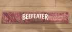 Beefeater English Gin Branded Rubber Bar Rail Spill Mat Red 21  X 3 5  - New 