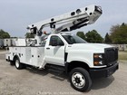 2020 International Cv515 Sfa 4wd 52    Versalift Bucket Aerial Boom Truck Bidadoo