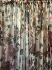  Curtains 12 Panels  3 Floral Sheer Sets   3 Shimmering Golden Brown Sets  84   