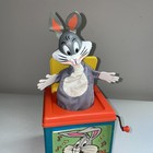Vintage Mattel 1976 Bugs Bunny Music Box  jack In The Box  Works